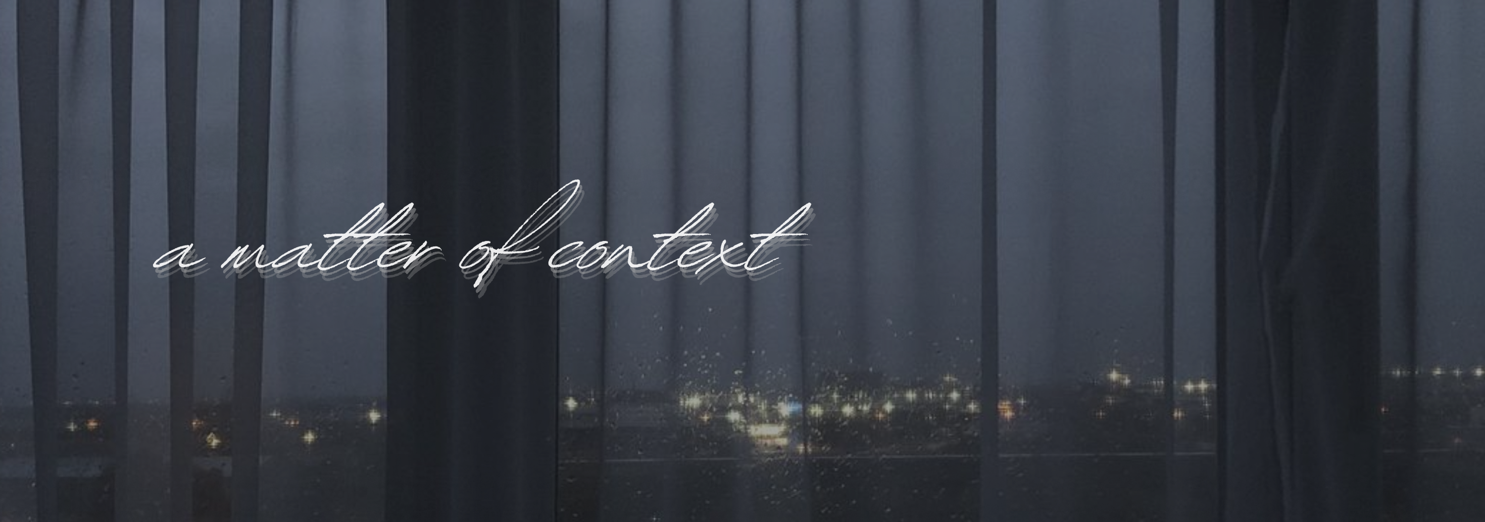 A Matter of Context banner